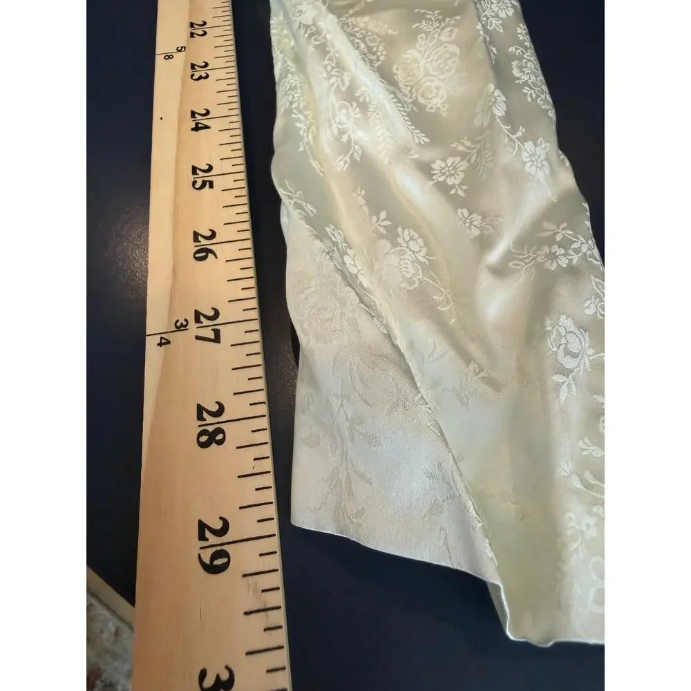 Vintage Jessica McClintock Silk Lace Dress Set Mint 8